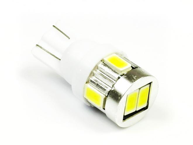 Interlook LED auto žárovka LED T10 W5W 6 SMD 5630 bílá